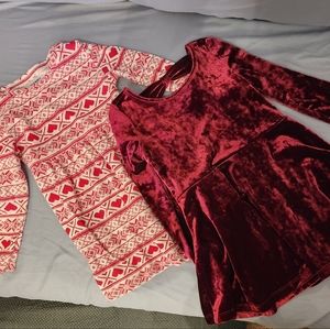 Lot of 2 Holiday Dresses 3t